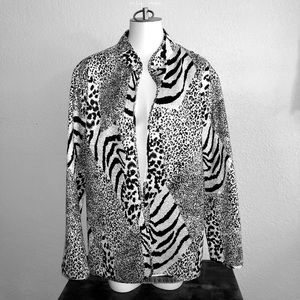 Izaro animal print jacket
